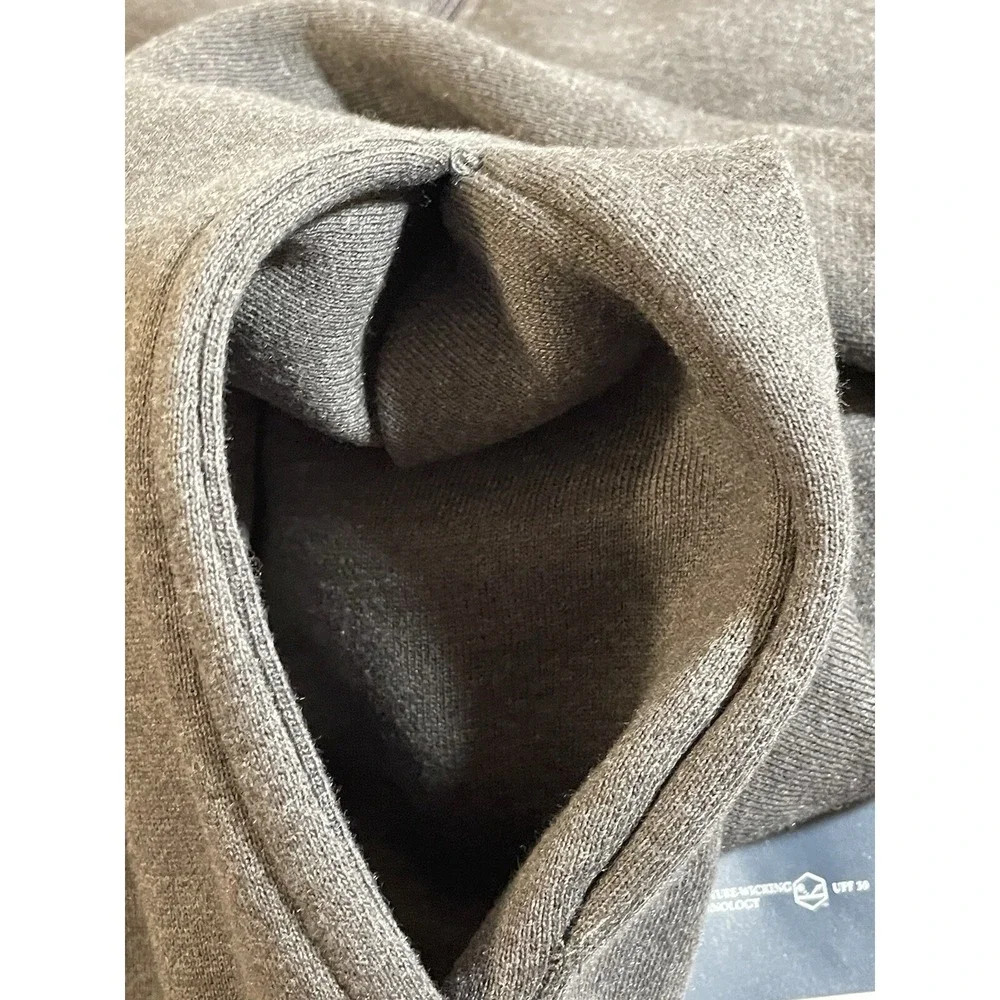 Urban Frontier Mens Size XXL Nwt 1/4 Zip Gray Long Sleeved Sweatshirt Pockets - Picture 8 of 8